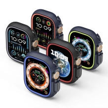 DUX DUCIS dėklas BAMO, skirtas Apple Watch Ultra / Ultra 2 49 mm, vidurnakčio pilkos spalvos DUX DUCIS dėklas BAMO, skirtas Apple Watch Ultra / Ultra 2 49 mm, vidurnakčio pilkos spalvos
