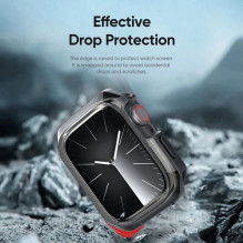 DUX DUCIS case TAMO for Apple Watch series 10 46 mm transparent with black DUX DUCIS case TAMO for Apple Watch series 10 46 mm transparent with black