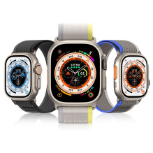 DUX DUCIS dirželis YJ nailonas Apple Watch 42 / 44 / 45 / 49 mm juodas pilkas DUX DUCIS dirželis YJ nailonas Apple Watch 42 / 44 / 45 / 49 mm juodas pilkas