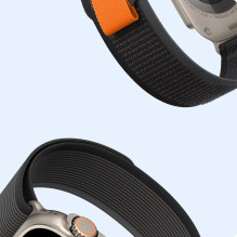 DUX DUCIS dirželis YJ nailonas Apple Watch 42 / 44 / 45 / 49 mm juodas pilkas DUX DUCIS dirželis YJ nailonas Apple Watch 42 / 44 / 45 / 49 mm juodas pilkas