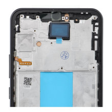 REWA lcd display for SAMSUNG A34 5G OLED black with frame