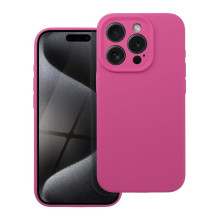 iPhone 16 silikoninis 2 mm dėklas (apsauga nuo kameros), rožinis iPhone 16 silikoninis 2 mm dėklas (apsauga nuo kameros), rožinis
