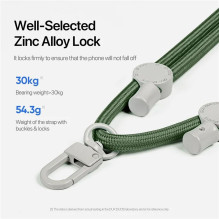 DUX DUCIS Plaz - cross-body phone strap - green DUX DUCIS Plaz - cross-body phone strap - green