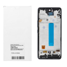 REWA LCD ekranas, skirtas SAMSUNG A53 5G OLED, juodas su frame REWA LCD ekranas, skirtas SAMSUNG A53 5G OLED, juodas su frame