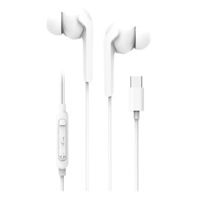 Laidinės ausinės USB C (DAC) Blue Star M15C 1,2 m baltos