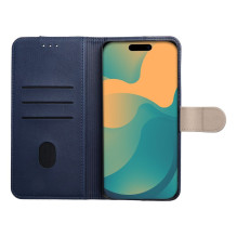 Flip case for Samsung A27 Split Book navy and cream