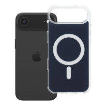 „iPhone 17 AIR“ skaidrus „Fusion Mag Cover“ dėklas, suderinamas su „MagSafe“, tamsiai mėlynas „iPhone 17 AIR“ skaidrus „Fusion Mag Cover“ dėklas, suderinamas su „MagSafe“, tamsiai mėlynas