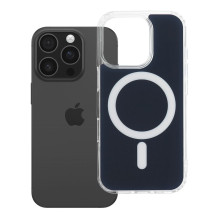 Case for iPhone 16 PRO Clear Fusion Mag Cover compatible with MagSafe navy blue Case for iPhone 16 PRO Clear Fusion Mag Cover compatible with MagSafe navy blue