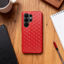 Atverčiamas dėklas, skirtas „Xiaomi 17 PRO / 18 PRO Cubic Book“, raudonas Atverčiamas dėklas, skirtas „Xiaomi 17 PRO / 18 PRO Cubic Book“, raudonas