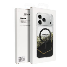 „iPhone 15“ dėklas, auksinis, suderinamas su „MagSafe“ ir juodas „iPhone 15“ dėklas, auksinis, suderinamas su „MagSafe“ ir juodas