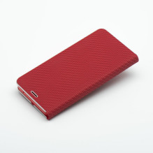 Flip case for Samsung A26 5G Luna Book Carbon red