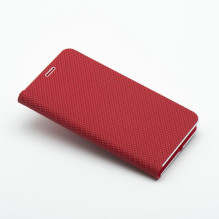Flip case for Samsung S26 Luna Book Carbon red