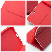 Flip case for Samsung S26 Luna Book Carbon red