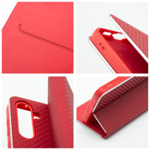 Flip case for Samsung S26 Luna Book Carbon red