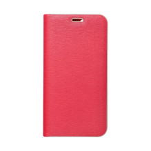 Atverčiamas dėklas, skirtas „Samsung A27 Luna Book“, auksinės spalvos, raudonas