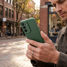 Xiaomi Redmi NOTE 15 PRO 4G matinis 2.0 dėklas, tamsiai žalias Xiaomi Redmi NOTE 15 PRO 4G matinis 2.0 dėklas, tamsiai žalias
