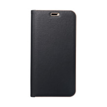 Atverčiamas dėklas, skirtas Samsung A27 Luna Book, auksinės spalvos