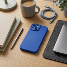 Xiaomi Redmi NOTE 15 PRO 4G matinis 2.0 mėlynas dėklas Xiaomi Redmi NOTE 15 PRO 4G matinis 2.0 mėlynas dėklas