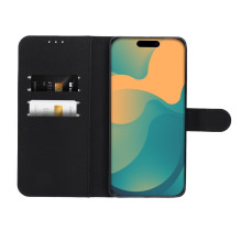 Atverčiamas dėklas, skirtas „Xiaomi 17 ULTRA 4Card“ telefonui, RFID apsaugos nuo vagystės, juodas