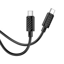 USB-C laidas į USB-C Hoco 3A 60W 2 m X88 juodas