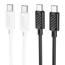 USB-C laidas į USB-C Hoco 3A 60W 2 m X88 juodas