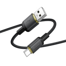 Cable USB A to USB C Hoco 3A 1 m X128 Benefit black Cable USB A to USB C Hoco 3A 1 m X128 Benefit black