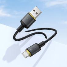 Cable USB A to USB C Hoco 3A 1 m X128 Benefit black Cable USB A to USB C Hoco 3A 1 m X128 Benefit black