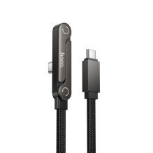 Cable with bracket USB C to...