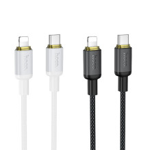 Cable USB C to Lightning Hoco PD 30W 1 m X128 Benefit black