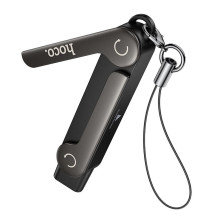 Adapteris su laikikliu USB C į USB C max 240W Hoco UA47A juodas
