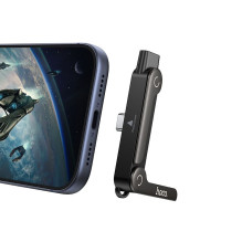 Adapteris su laikikliu USB C į USB C max 240W Hoco UA47A juodas