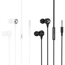 Laidinės ausinės Jack 3,5 mm Hoco M116 baltos Laidinės ausinės Jack 3,5 mm Hoco M116 baltos