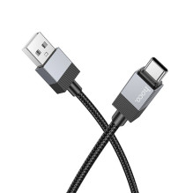 Cable USB A to USB C Hoco 3A 1 m X110 black