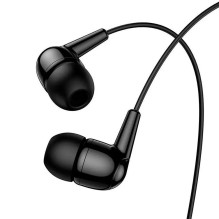Laidinės ausinės USB C Hoco M97 juodos Laidinės ausinės USB C Hoco M97 juodos