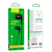 Wire earphones USB C Hoco M97 black Wire earphones USB C Hoco M97 black