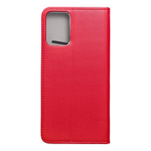 Atverčiamas dėklas, skirtas Motorola G24 Smart Case Book, raudonas Atverčiamas dėklas, skirtas Motorola G24 Smart Case Book, raudonas
