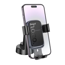 Gravity car phone holder Hoco dashboard H81 black and gray