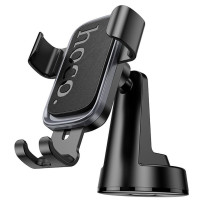 Gravity car phone holder Hoco dashboard H81 black and gray