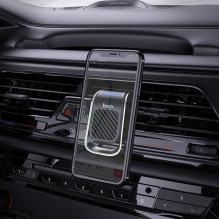 Magnetic car phone holder Hoco air vent CA74 black and silver Magnetic car phone holder Hoco air vent CA74 black and silver