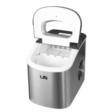 Nešiojamasis ledo generatorius LIN ICE PRO-S12, sidabrinis Nešiojamasis ledo generatorius LIN ICE PRO-S12, sidabrinis