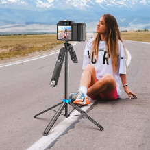 Selfie stick Hoco tripod with wireless remote control K22 black Selfie stick Hoco tripod with wireless remote control K22 black