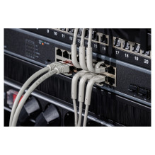 DIGITUS abwinkelbares Patchkabel F / FTP Cat.6a grau 0,3m DIGITUS abwinkelbares Patchkabel F / FTP Cat.6a grau 0,3m