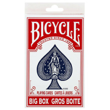 Bicycle Big Box kortos raudonos Bicycle Big Box kortos raudonos