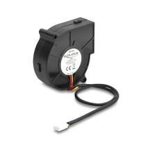 DELOCK Radiallüfter / Lüftergebläse 12V DC 75x75x25mm 3 Pin DELOCK Radiallüfter / Lüftergebläse 12V DC 75x75x25mm 3 Pin