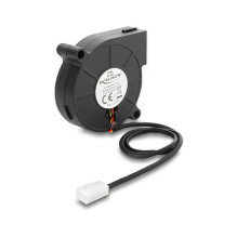 Delock Radiallüfter / Lüftergebläse 12 V DC 50 x 50 x 15 mm su 3-Pin Lüfteranschluss, schwarz Delock Radiallüfter / Lüftergebläse 12 V DC 50 x 50 x 15 mm su 3-Pin Lüfteranschluss, schwarz