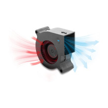 Delock radial fan / blower 12 V DC 60 x 60 x 25 mm with 3-pin fan connector, black