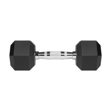 Fitneso Įranga - Rebel Active 2x5 Kg Guma Padengti Hanteliai Juodi Fitneso Įranga - Rebel Active 2x5 Kg Guma Padengti Hanteliai Juodi