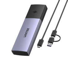 M.2 SSD Korpusas - UNITEK PCIe 10 Gbps USB Type-C Aliuminis M.2 SSD Korpusas - UNITEK PCIe 10 Gbps USB Type-C Aliuminis