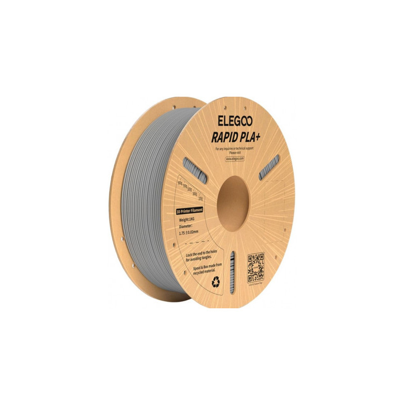 Elegoo Rapid PLA+ filamentas pilkas 1kg