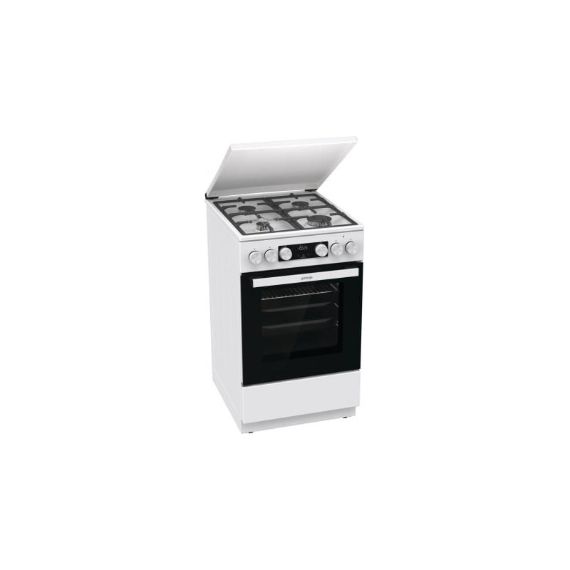 Gorenje GK5C42WF-B Cooker Hob type Gas Oven type Electric White Width 50 cm Grilling Depth 59.4 cm 70 L (3838782931857)